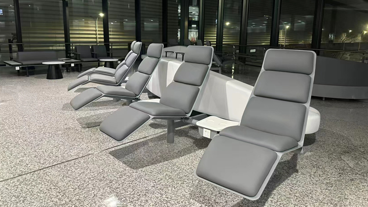西陆有机硅皮革，杭州机场座椅项目落地